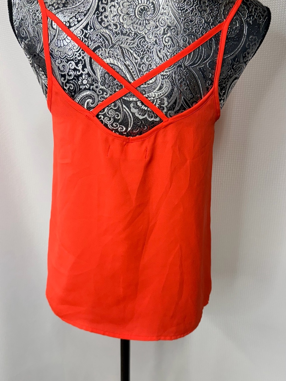 Abercrombie & Fitch Orange Spaghetti-Strap Cami - Picture 6 of 11